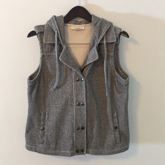 Coldwater Creek Jackets & Blazers - Coldwater Creek 10/12 Medium Hooded Sweater Vest